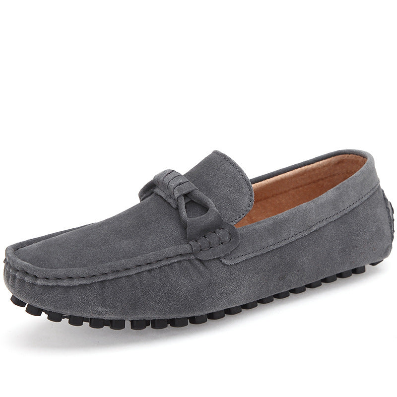 Men's Slip-on Slip-on Suede Leather Casual Shoes