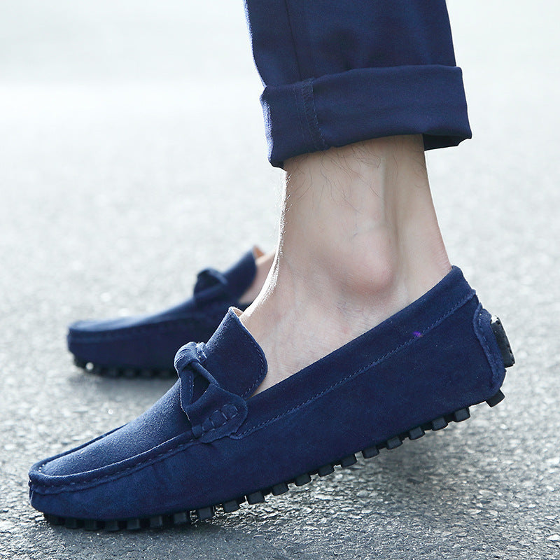 Men's Slip-on Slip-on Suede Leather Casual Shoes