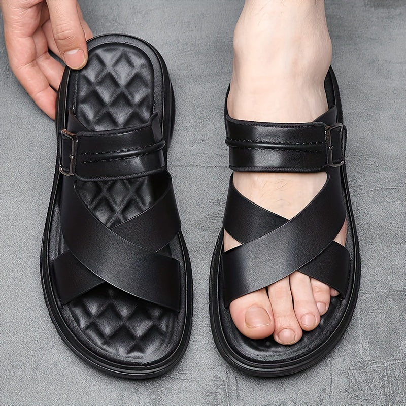 Men's Street Fashion Air Cushion Soft Bottom Anti-slip Vacation Leisure Slippers