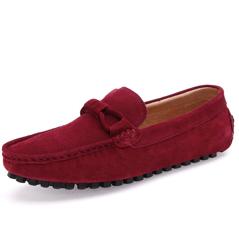 Men's Slip-on Slip-on Suede Leather Casual Shoes