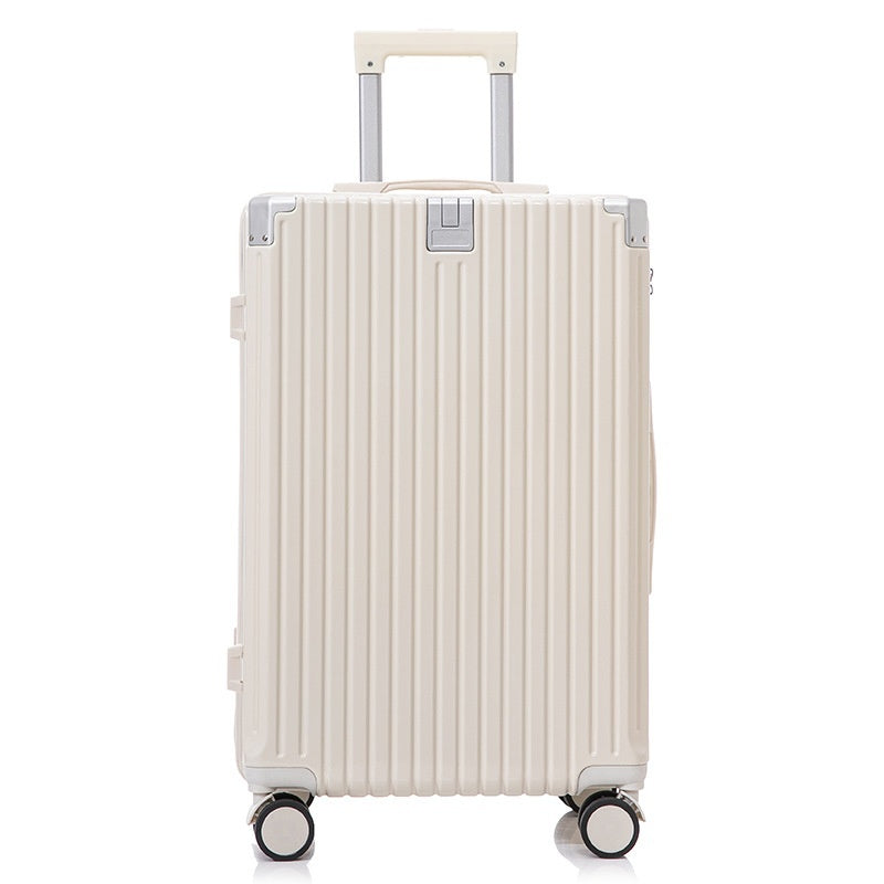 Luggage Trolley Case Genuine Leather