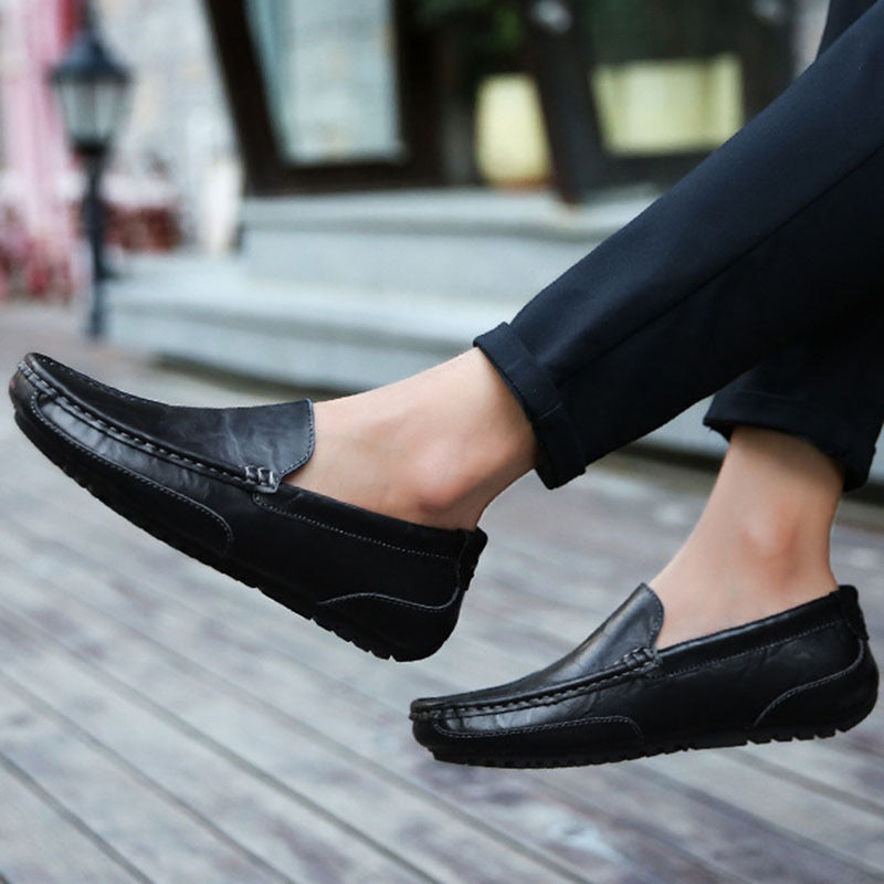 Men Loafers Slip On Formal Comfortable Soft Shoes